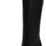 Knee High Boots Women Chunky Heel Square Toe Tall Boots for Women High Heel Side Zipper Long Boots